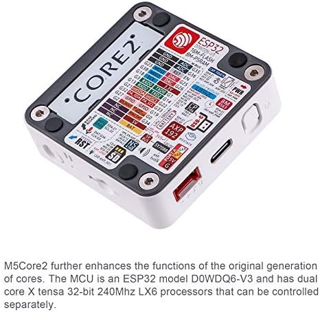 MakerFocus M5Stack Core2 ESP32 Development Kit 2 Generációs Core Készülék CP2104 MPU 6886 Beépített WiFi Bluetooth Dual Core