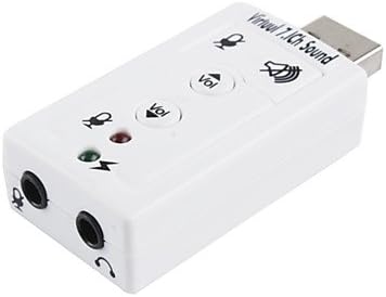 LT USB 2.0 Virtuális 3D 7.1 Csatornás hangkártya Adapter