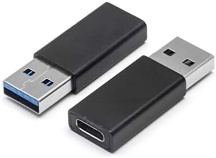 USB-C-USB 3.0 Adapter (2 Csomag), Norsimda Kétoldalas 5Gbps C Típusú USB Töltő Adapter Samsung Galaxy Note 10 S20 Plusz 20 S20+