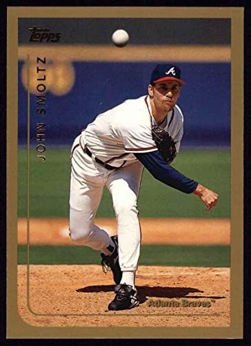 1999 Topps 329 John Smoltz Atlanta Braves (Baseball Kártya) NM/MT Bátrabbak