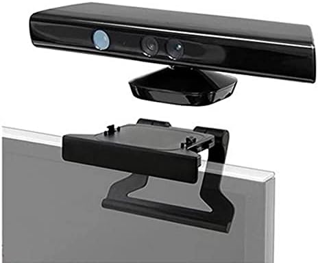 SDGH Tartós Használatra Fekete Műanyag TV Csipesz Csipesz Mount Szerelhető Tartót Alkalmas a Microsoft 360 Kinect Érzékelő