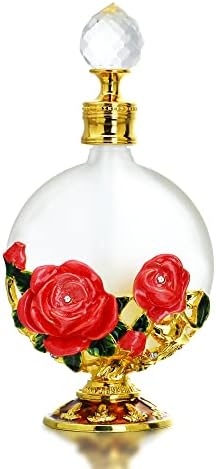 YU FENG 5ML Vintage Pink Szitakötő, valamint 30ML Rózsa Virág Stílus Divatos Kristálytiszta Üveg Parfüm