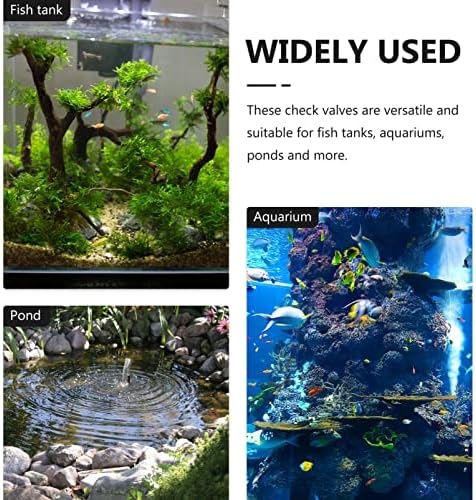 Ipetboom Akvárium Pumpa Ellenőrizze a Szelepek: 30db Műanyag Így visszacsapó Szelepek Szakmai elzárószelepeket akvárium Szivattyú Tartozékok