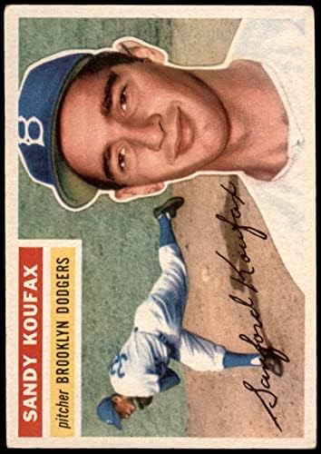 1956 Topps 79 Sandy Koufax Brooklyn Dodgers (Baseball Kártya) VG/EX+ Dodgers