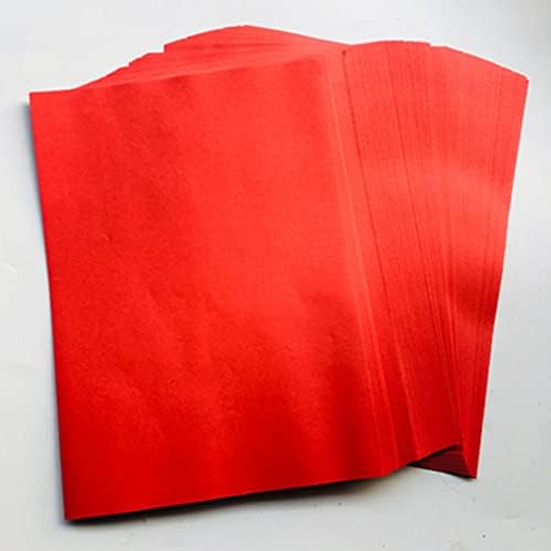 WellieSTR 100-as (19x5cm) Taoista Kellékek, Jó Piros Papír, Üres Piros Papír, Üres Fu Papír,Üres sok Szerencsét Piros Szimbólum Papír