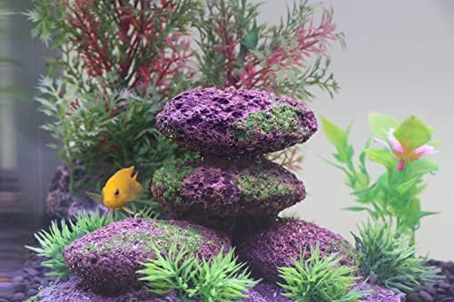 AQUA KT Akvárium Táj Halmozott Kő Korall-Hegyi Szikla Betta Elrejteni a Zöld Levelek az akvárium Dekoráció