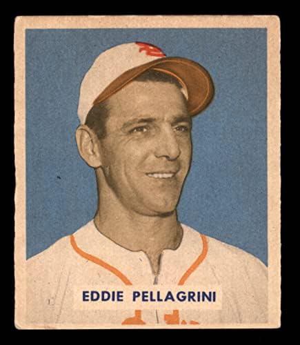 1949 Bowman 172 Eddie Pellagrini St. Louis Browns (Baseball Kártya) VG/EX+ Browns
