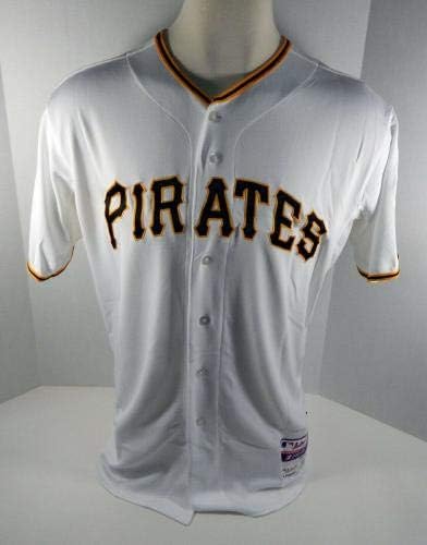 2015 Pittsburgh Pirates Ajándék Ngoepe Játék Kiadott Fehér Jersey PITT33003 - Játék Használt MLB Mezek