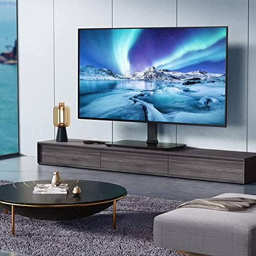 PERLESMITH Forgatható Univerzális TV-Állvány a 37-65, 70 colos OLED LCD Lapos/Görbített Képernyő Tv-Állítható Magasságú