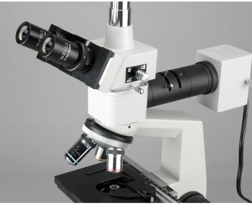 AmScope ME300TA-5M Digitális Episcopic Trinocular Kohászati Mikroszkóp, WF10x, valamint WF16x Szemlencse, 40X-640X Nagyítás,