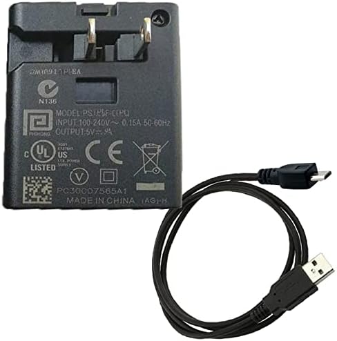 UpBright 5V AC/DC Adapter+Micro USB Töltő Kábel Kompatibilis a Plantronics által Poli Voyager 5200 203500-01 Vezeték nélküli