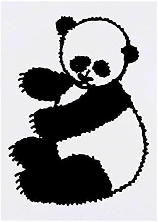 Azeeda Nagy 'Ül Panda' Ideiglenes Tetoválás (TO00055354)