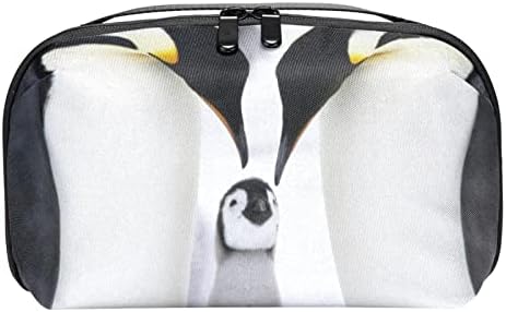 Utazási Kábel Szervező, Tech Szervező, Elektronika Szervező, Kábel Szervező Táska, Antarktiszi Állatok Penguine Családi