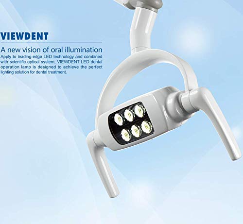 SoHome 8W 6 LED Fogászati Szóbeli Fény Orvosi Operációs Lámpa Mennyezeti w/Support Kar