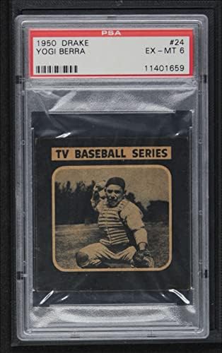 1950 Drake 24 Yogi Berra Yankees (Baseball Kártya) PSA a PSA 6.00 Yankees