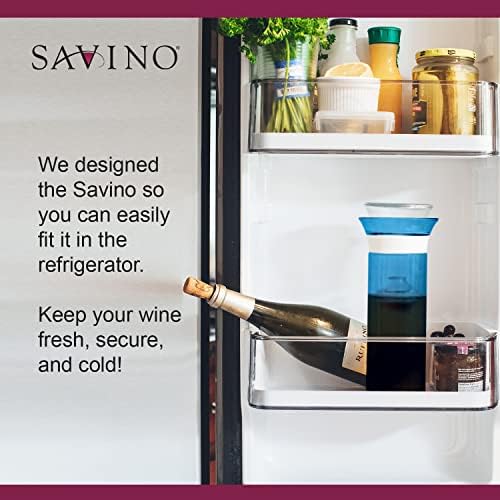 Savino | Üveg Bor Megtakarítás Kancsó Csomag | Zafír & Seaglass | 750ml | Tovább Nem Pezsgők Friss, 7 Nap | Luxus Üveg Bor