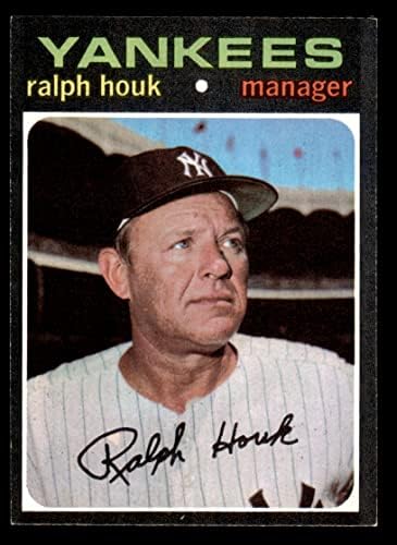 1971 Topps 146 Ralph Houk New York Yankees (Baseball Kártya) NM Yankees