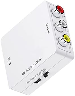 Naroote Mini AV-Adapter, RCA HD Multimédia Interfész Átalakító Stabil 1080P Plug and Play Gazdag Részlet a HDTV (Fehér)