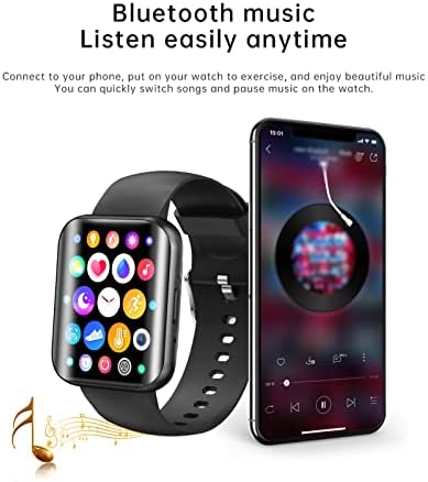 Yeahitch Intelligens Karóra 1.72 Hüvelyk Smartwatch IP67 Vízálló Fitness Órát Android, illetve iOS Telefonok pulzusszám Aludni