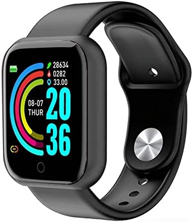 Balinista D20 Pro Smart Óra Y68 Bluetooth Fitness Sport Tracker Nézni az Android/IOS-Fekete