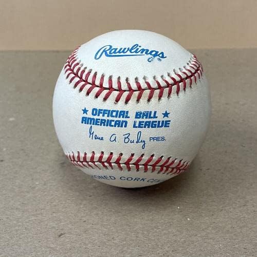 Brady Anderson Orioles Aláírt OAL Budig Baseball Automatikus B&E Hologram - Dedikált Baseball