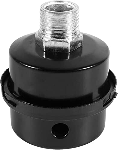 Kompresszor Hangtompító Szűrő Fém Kompresszor Bevitel Szűrő Hang Kipufogó Hangtompító 20mm Szál (1/2PT 20mm)
