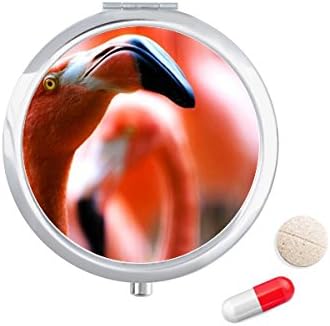 Földi Szervezet Flamingo Vadállat Tabletta Esetben Zsebében Gyógyszer Tároló Doboz, Tartály Adagoló