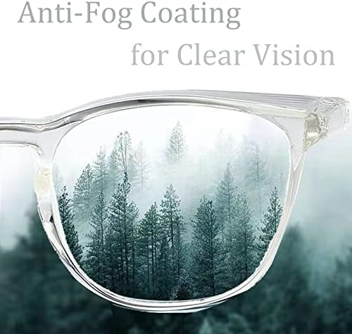 UZUIBANG Biztonsági Szemüveg a Férfiak, a Nők, Anti-Köd Védőszemüveget Kényelmes Kék Fény Blokkolja az UV-Védő Felnőtt Nővér
