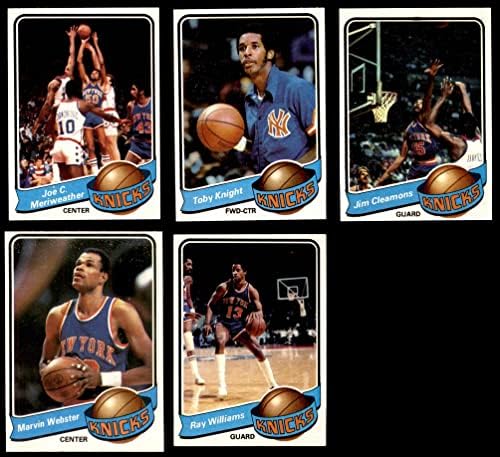 1979-80 Topps New York-i Knicks Csapat Set New York Knicks (Set) EX/MT+ Knicks