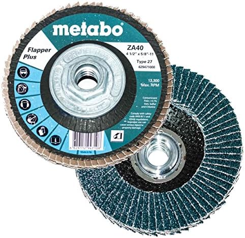 Metabo 629477000 7 x 5/8 - 11-es Fiatalos Plusz Csiszolóanyagok Fedél Lemezek 40 Finomság, 5 csomag