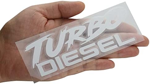 Pár Meghatározott Turbo Diesel Vinyl Matrica Dízel Embléma Jelvény Alkalmas Univerzális 4X4-es Autó, Teherautó SUV Laptop Ablak,
