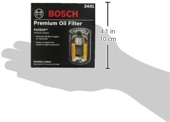 Bosch 3441 Prémium FILTECH Olaj Szűrő Audi: Allroad Quattro, A4, A4 Quattro, A6, A6 Quattro, Cabriolet, S4, 90, 90 Quattro, Volkswagen