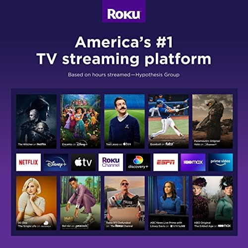Roku Express 4K+ | Streaming Játékos HD/4K/HDR Roku Távoli Hang a TV-készülék Irányítja, magában Foglalja a Premium HDMI Kábel