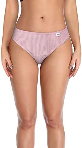 5 Csomag Rövid Alsót a Nők Nem Mutatják, Szexi Bugyi egyszínű Bordázott Bikini Tangák Rövidnadrág Közepe Derék Tanga Bugyi