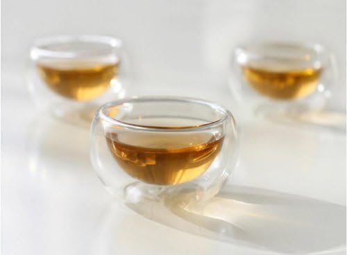 Yeme Dupla falú Kis Pohár Tea Csésze 50ML/1.7 oz S01 Szett (6)