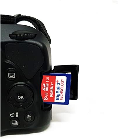 BigBuild Technológia 8GB Ultra Gyors SDHC 90MB/s Memória Kártya Kompatibilis Canon PowerShot SX420/SX430 van, SX520/SX530/SX540 HS