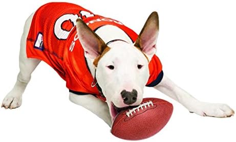 NFL Denver Broncos Kutya Jersey, Méret: Kicsi. Legjobb Labdarúgó Jersey ruha, a Kutya, Macska. Engedélyezett Jersey Póló.