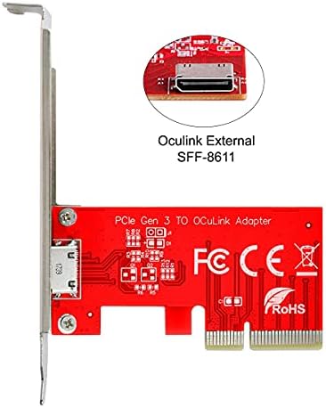 Chenyang PCI-E 3.0 Express 4.0 x4, hogy Oculink Külső SFF-8612 SFF-8611 Host Adapter PCIe SSD Tartó
