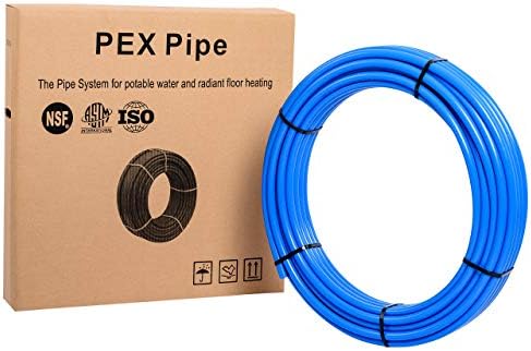 EFIELD Pex-b Csővezeték Kék Színű, 1/2 inch - 100 láb Hossza Ivóvíz - Nem-Oxigén Akadály Csővezeték Meleg/Hideg Víz -, Vízvezeték, valamint