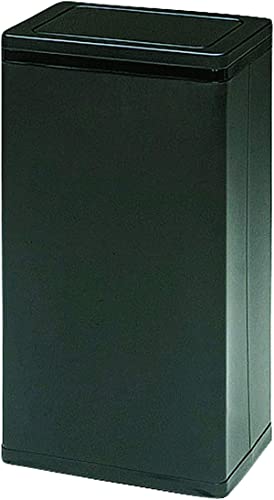 J-Konyha Por Doboz, Fekete, W 13,0 x D 9.4 x H 23.6 inch (330 x 240 x 600