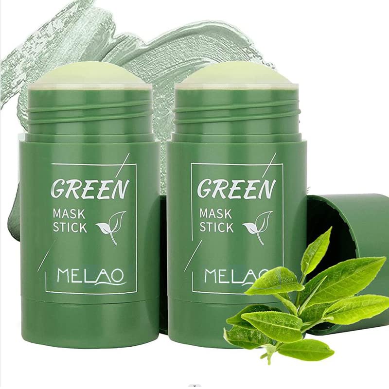 Nielies 2db Zöld Tea Maszk Botot,Mitesszer Eltávolító, Zöld Tea Kivonat,Mély Pórusok Tisztító,Hidratáló, a Bőr Öregedés, Bútorszállító,Méregtelenítő