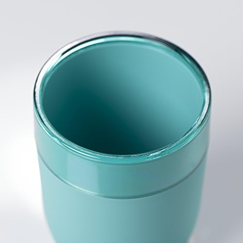 Sealskin Üveg Bloom Fürdőszoba Kiegészítő, Műanyag, Aqua, 7.7 x 7.7 x 11.4 cm