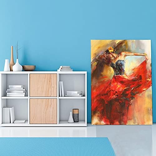 Absztrakt Festmény Balerina Táncol a Lány Wall Art Olaj Painting8x10inch(20x26cm)