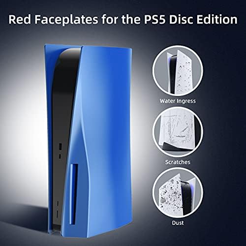 NexiGo PS5 Tartozékok Borító Készlet, PS5 Vezérlő Előlap & Védő Burok Takarja a Playstation 5 Lemez Kiadás, Anti-Semmiből