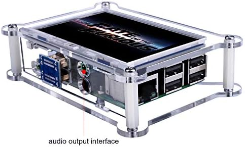 kuman TFT érintőképernyő+az esetben, 3.5 Inch TFT LCD Kijelző Monitor Védő Esetben Támogatja az Összes Raspberry Pi Rendszer, Videó,