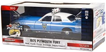 Greenlight 85542 Hot Pursuit - 1975 Plymouth Fury New York-i Rendőrség (NYPD) 1:24 Méretarány