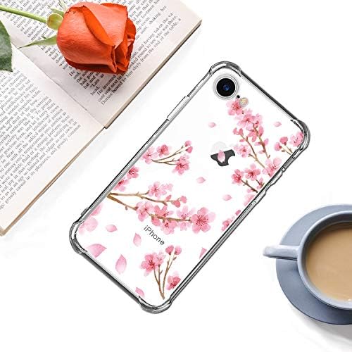 HEYORUN cseresznyevirág Tiszta Ügy Illeszkedik az iPhone SE 2022 SE 2020 iPhone 7 iPhone 8, Sakura a Lányokat, asszonyokat, Virágos