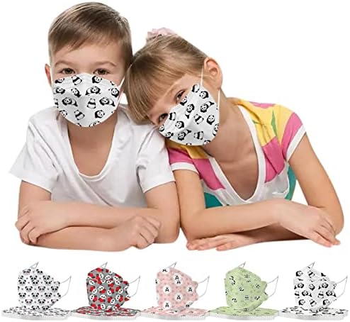 A gyerekek Eldobható Védő Maszk 4 Réteg Szűrő Arcát Biztonsági Maszkot, Rugalmas Fül, Hurok, valamint orrnyereg Klip, Por Biztonsági
