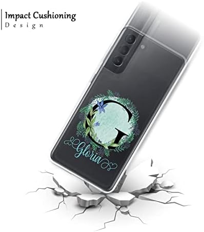 RobertsShop Személyre szabott Telefon Esetében Nevét Ábécé Szabott Kompatibilis az iPhone 7 8 X XR 11 12 Samsung Galaxy S10 S20 S21