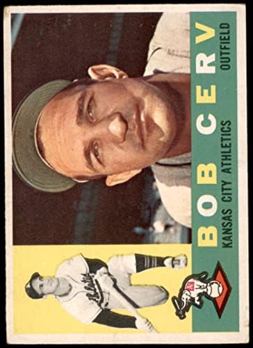 1960 Topps 415 Bob Cerv Kansas City Atlétika (Baseball Kártya) Dean Kártyák 2 - JÓ Atlétika